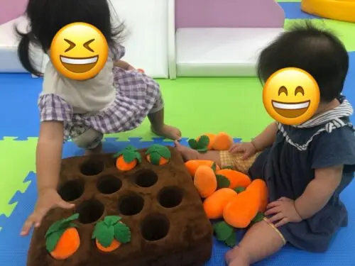 ペットのニンジンのおもちゃ（にんじん収穫隊・にんじん畑）