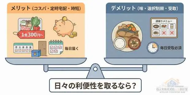 ヨシケイ利用時のメリット・デメリット