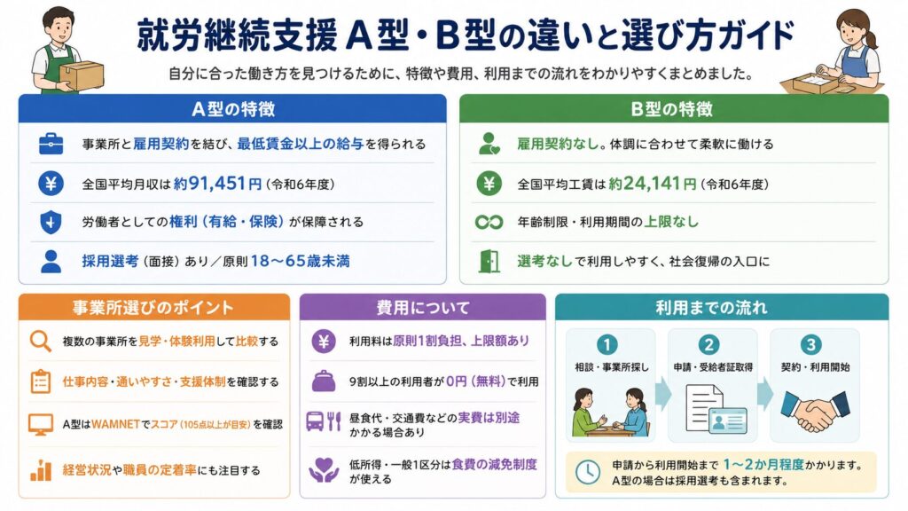 就労A　B