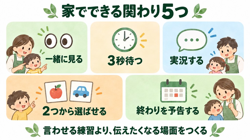1歳半の子に家庭でできる関わり5つ