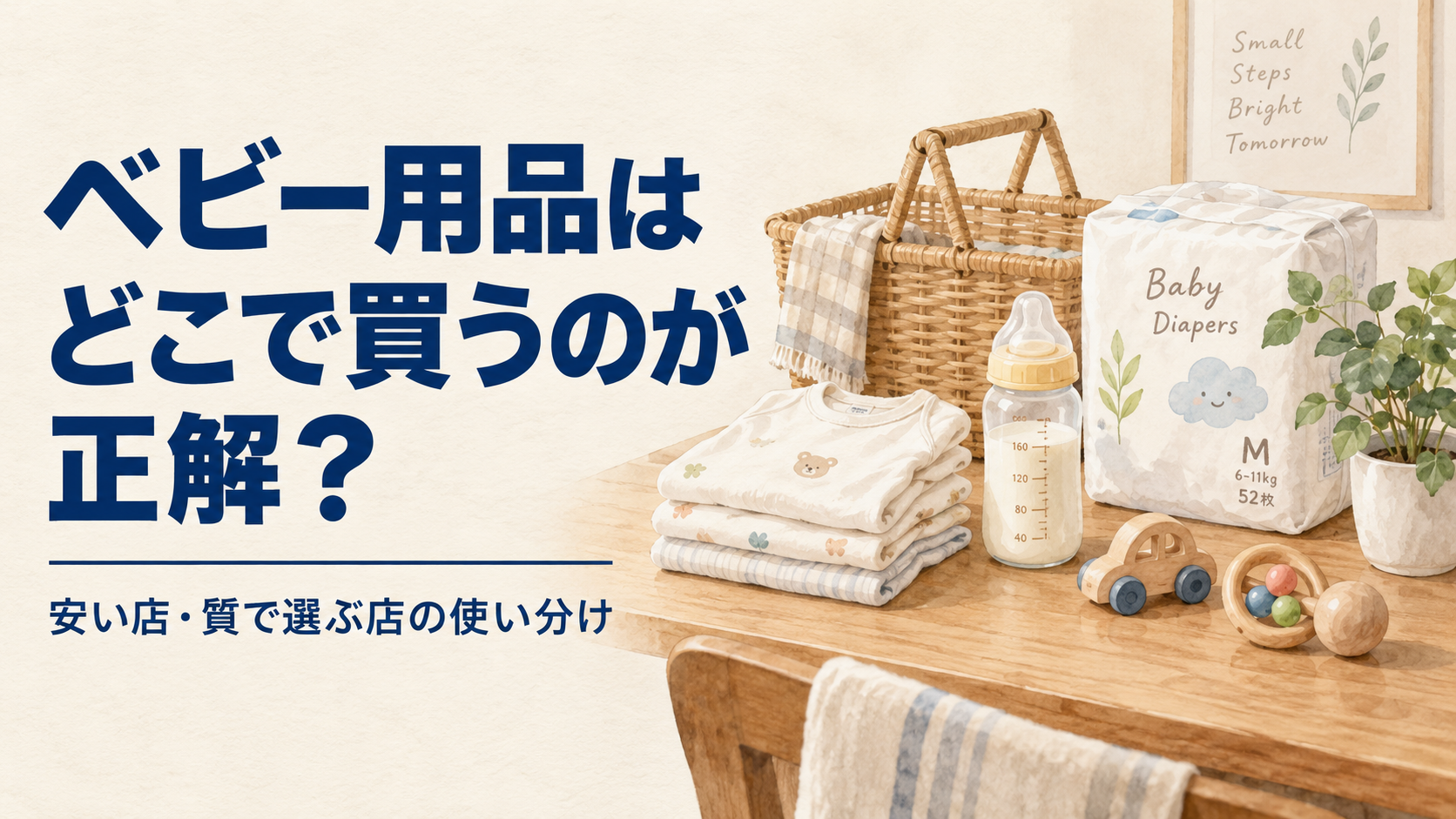 ベビー用品はどこで買うのが正解？安い店・質で選ぶ店の使い分けと2026年の新ルール