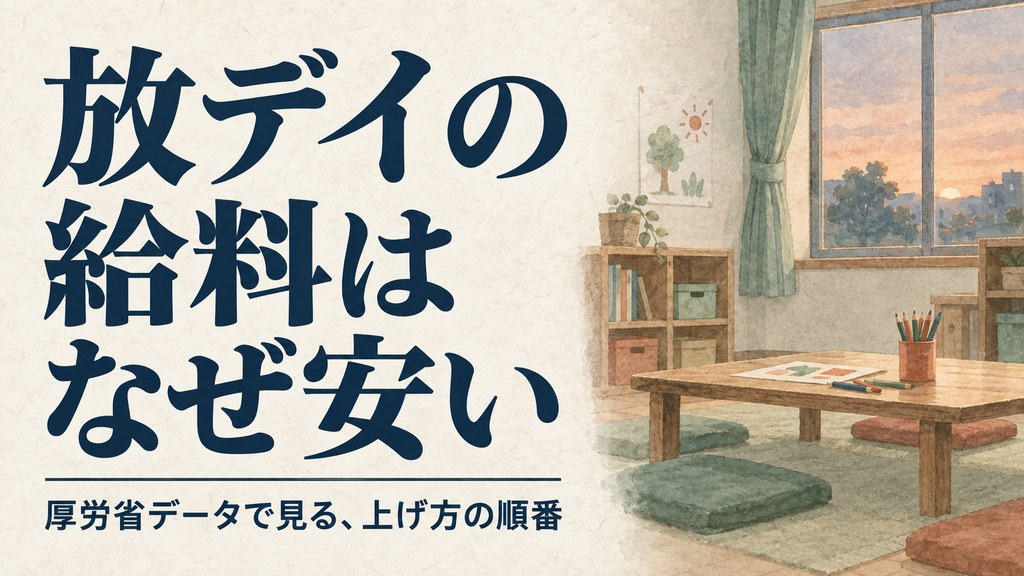 放デイの給料はなぜ安いのか