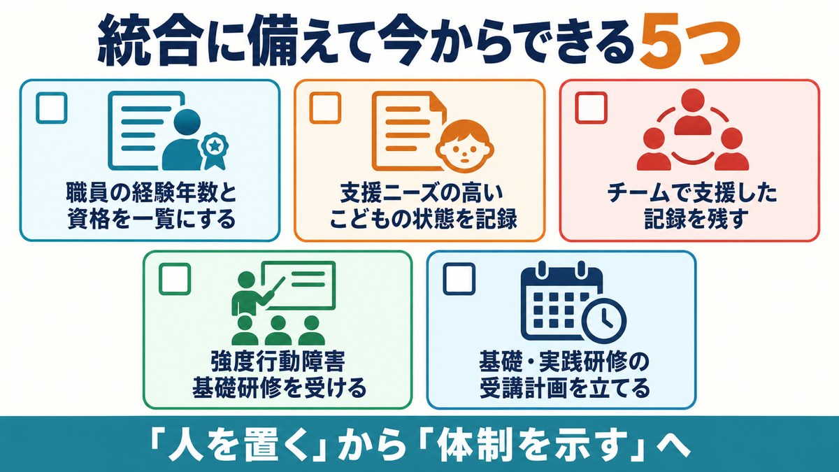 加算の統合に備えて今からできる5つの準備